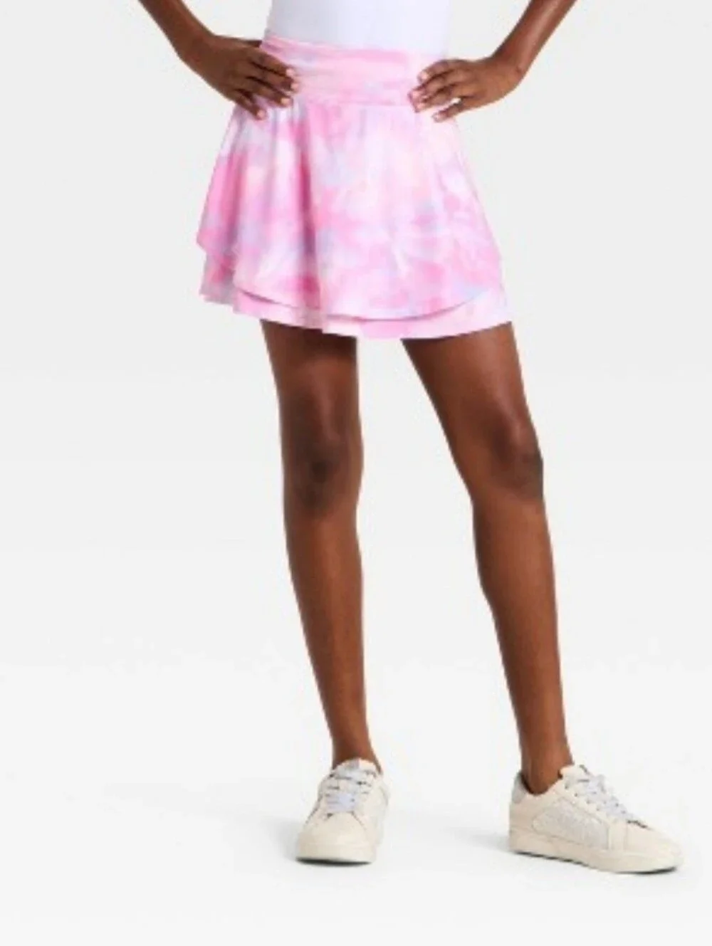 Girls' Knit Skort - All In Motion Pink S